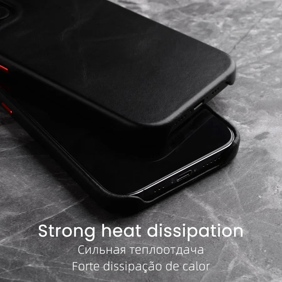 Leather iPhone 15 Case - ROX